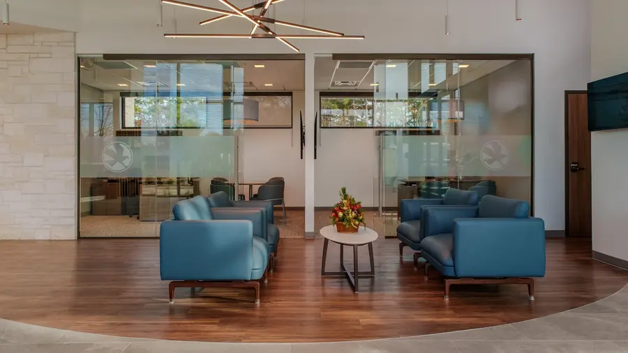 Interior completion photography for finished commercial project space